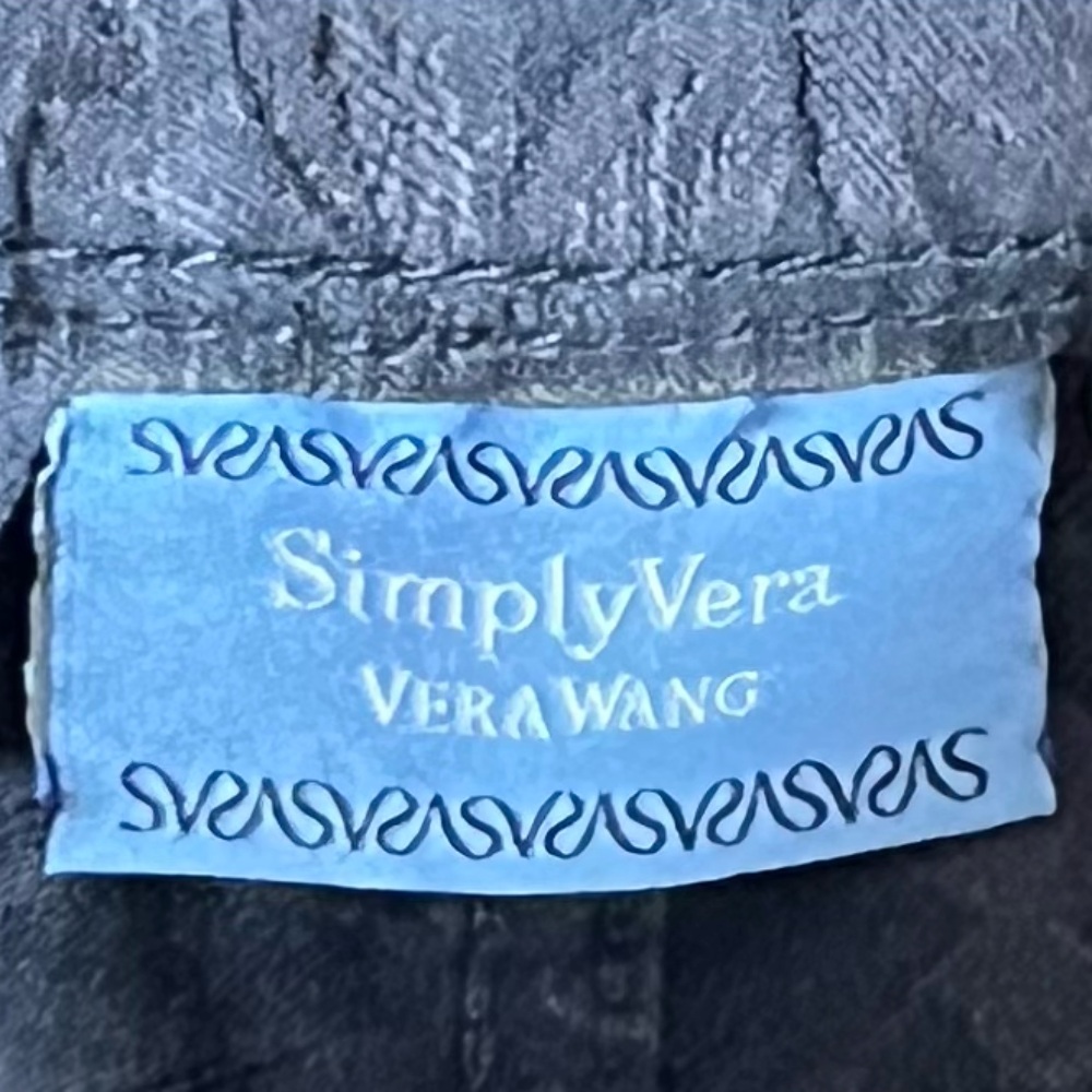 Simply Vera Vera Wang Blue Floral Women's Shorts - Picture 5 of 7